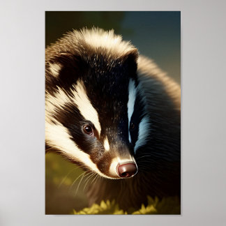 Poster Arte de Badger
