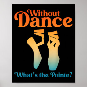Poster Arte de ballet legal para mulheres meninas bailari