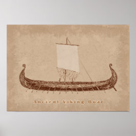 Poster Arte de Barco Antigo