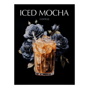 Pôster Arte de Café Mocha Gelado