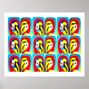 Poster Arte de calor tropical