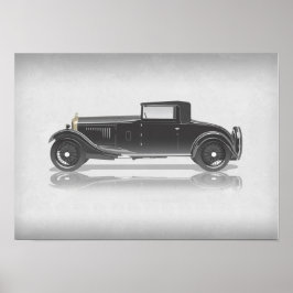 Poster Arte de Carro Retrô