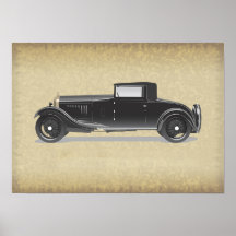 Arte de Carro Retrô
