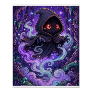 Pôster Arte de Cartão Colecionável do Monstro de Flatwood