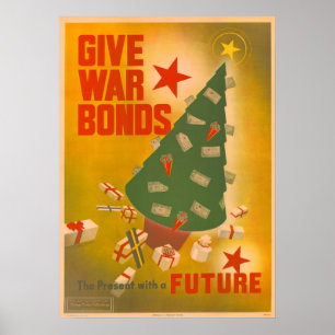 Poster Arte de cartaz de campanha de títulos de Natal vin