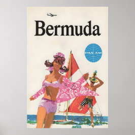 Poster Arte de Cartaz de Viagem Americano