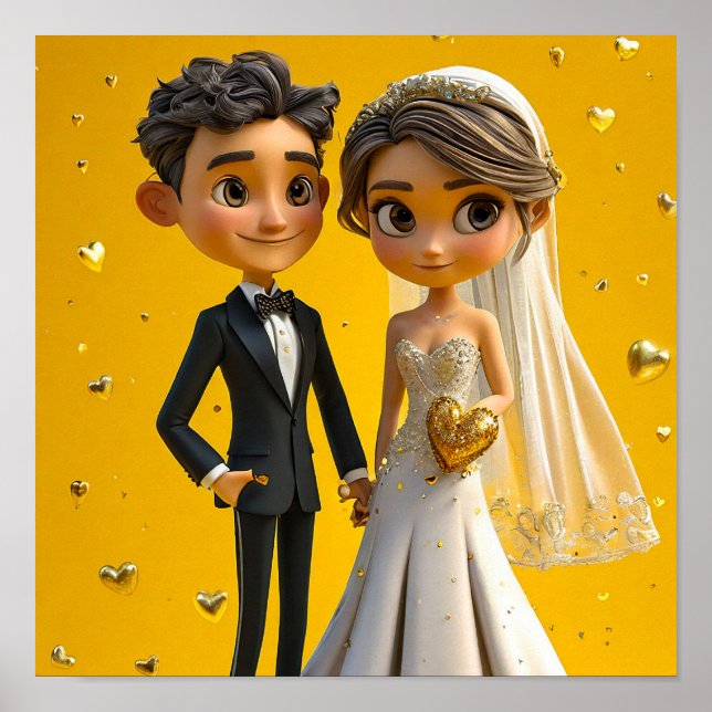 Poster Arte de Casamento (Frente)