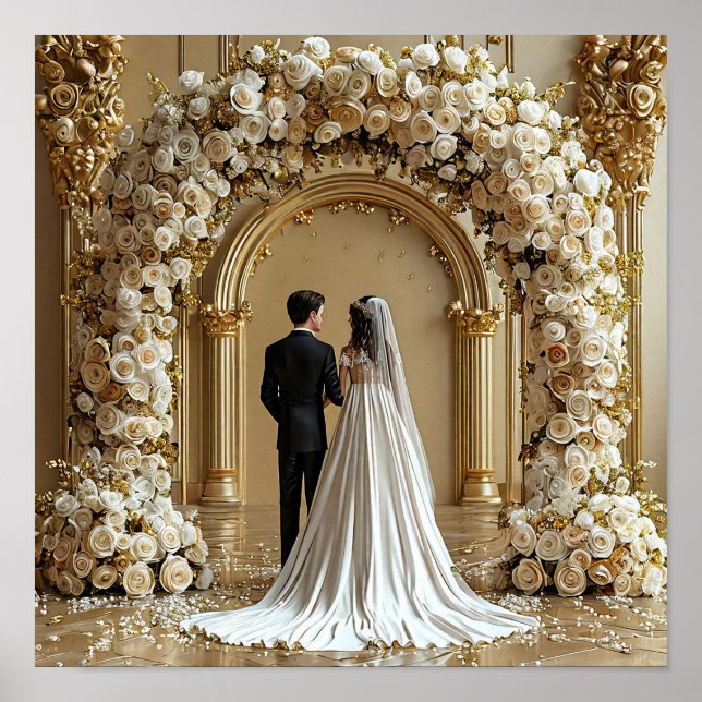 Poster Arte de Casamento (Frente)