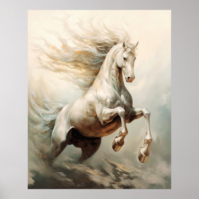 Poster Arte de Cavalo (Frente)