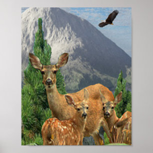 Poster Arte de cervo