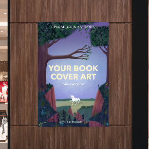 Poster Arte de Cobrir de Livro Promocional de Lançamen