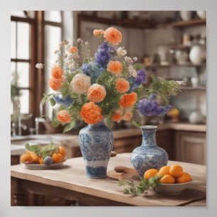 Poster Arte de Comida Culinária da Cozinha