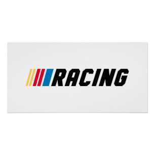 Pôster Arte de Corrida da NASCAR
