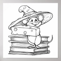 Arte de Desenho Animado Caprichoso: Personagem Rat