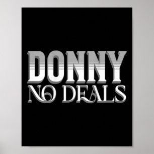 Poster Arte de Donny Sem Negócios Sem Tarifas Comércio Pu