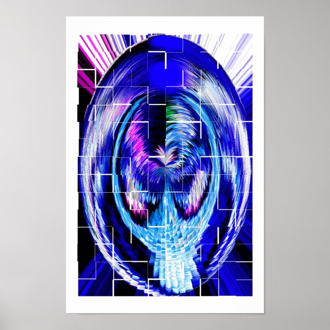 Poster Arte de espelho quebrada (Frente)