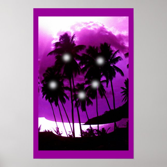 Pôster arte de espíritos de palmeira de coco (Frente)