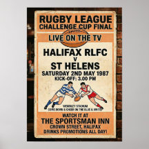 Arte de Fã da Final da Liga de Rugby ao Estilo Vin