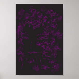 Poster Arte de fã de Jennie (versão escura)
