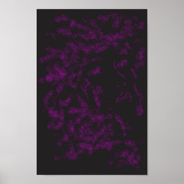 Poster Arte de fã de Rosé (versão escura)