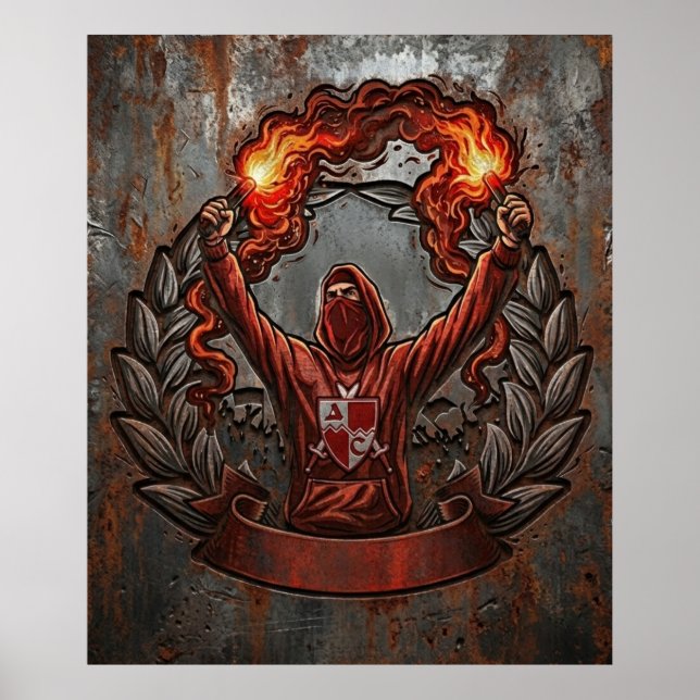 Poster Arte de Fã do Estrela Vermelha de Belgrado (Frente)