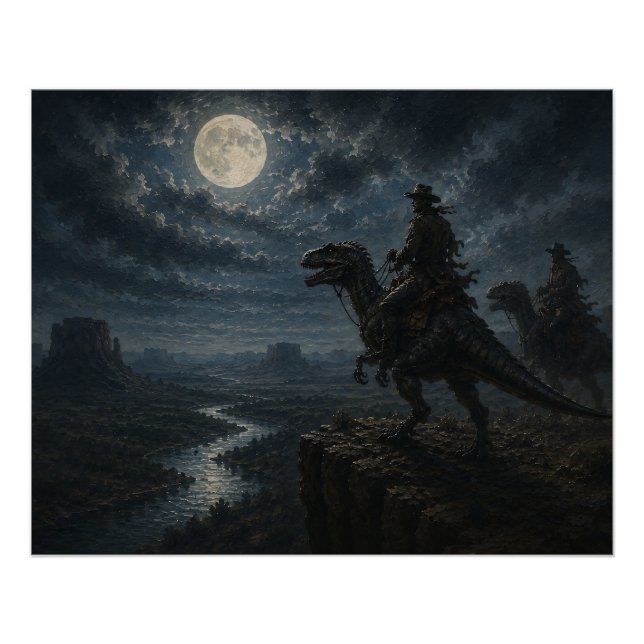 Pôster Arte de Fantasia Ocidental (Frente)