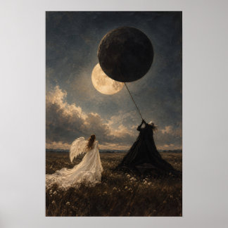 Poster Arte de Fantasia Surrealista de Eclipse