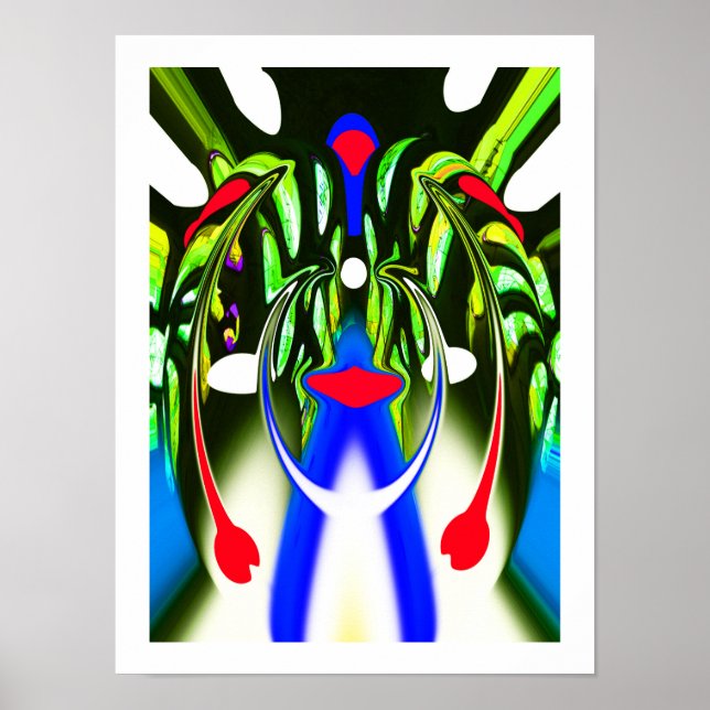 Poster Arte de forma de vida vegetal alienígena (Frente)