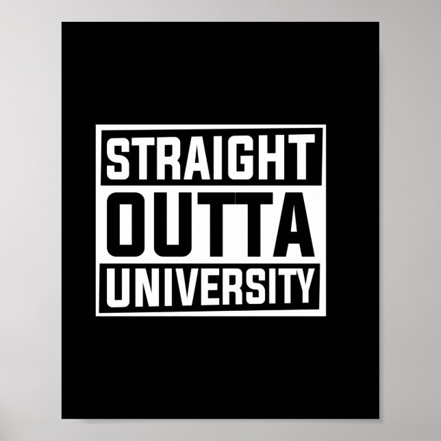 Poster Arte de Formatura | Direto da Universidade (Frente)