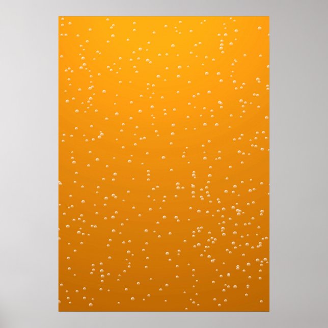 Pôster Arte de fundo com pequenas bolhas (Frente)