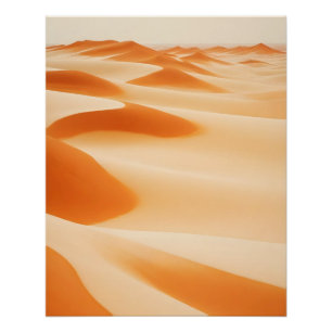 Pôster Arte de fundo do deserto paisagístico pitoresco