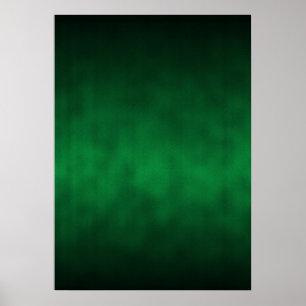 Pôster Arte de fundo verde em forma de ouro gótico