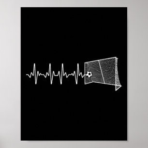 Poster Arte de Futebol Legal Para Homens Mulheres Amantes