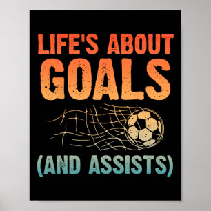 Poster Arte de Futebol Legal Para Homens Mulheres Amantes
