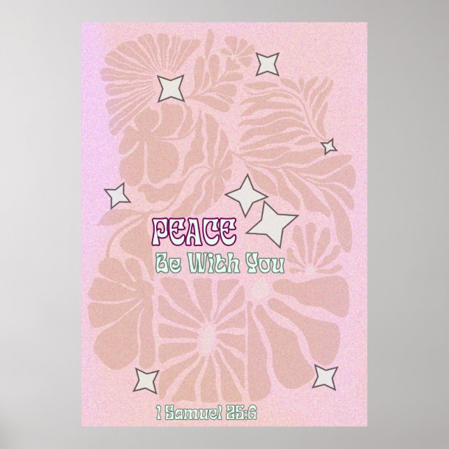 Poster Arte de Galeria Cristã Paz Seja Com Você  (Frente)
