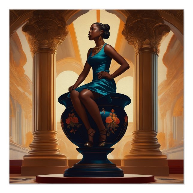 Pôster Arte de Garota  (Frente)