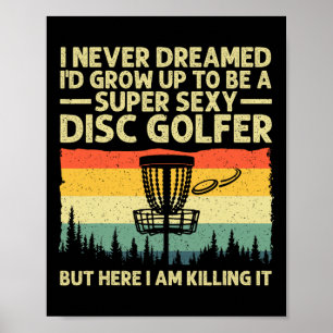 Poster Arte De Golfe De Disco Para Homens Mulheres Disco