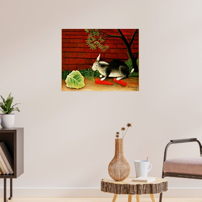 Poster Arte de Henri Rousseau: Coelho (Sala de Estar 3)