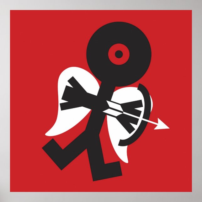 Pôster Arte de Ícone Cupido (Frente)