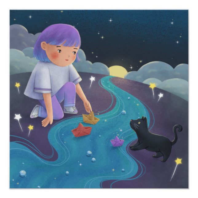 Pôster Arte de Ilustração Ausente (Frente)