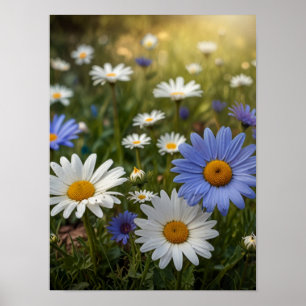 Poster Arte de Jardim em Flor Vibrante