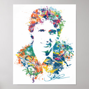 Pôster Arte de Justin Trudeau Digital