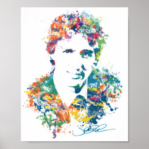 Pôster Arte de Justin Trudeau Digital