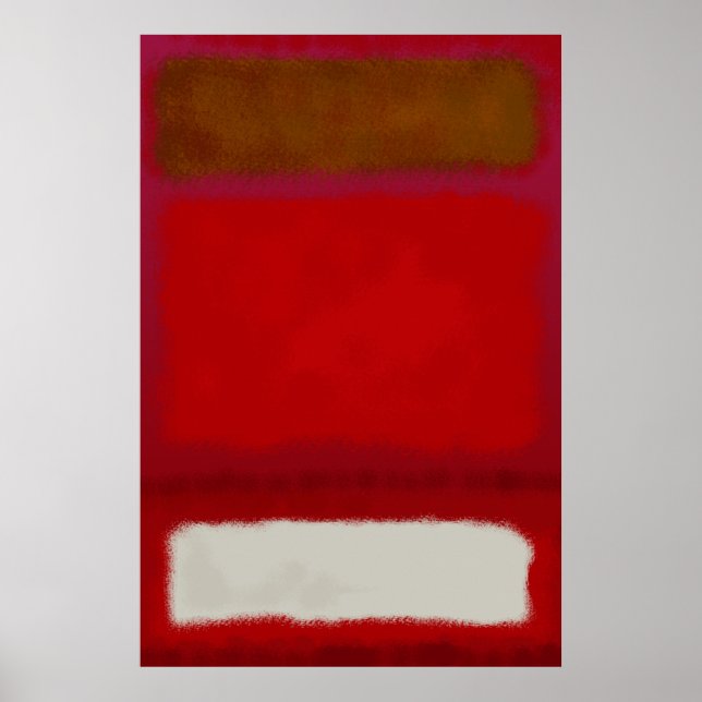 Poster Arte de Mark Rothko em estilo digital 16 (Frente)