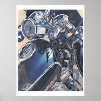 Poster Arte de motocicleta