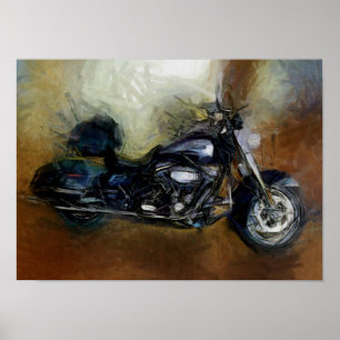 Poster Arte de motocicleta Harley
