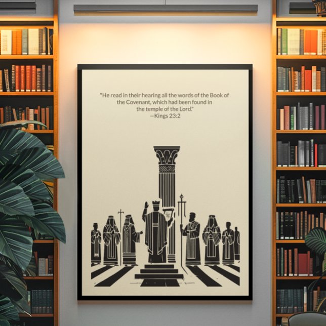 Poster Arte de Muro Cristã Minimalista - Bíblia Versa (Criador carregado)