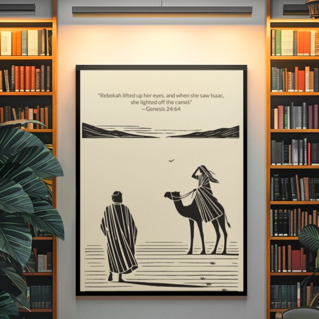 Poster Arte de Muro Cristã Minimalista - Bíblia Versa (Criador carregado)