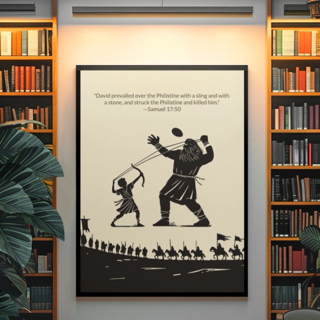 Poster Arte de Muro Cristã Minimalista - Bíblia Versa (Criador carregado)