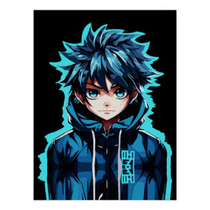 Pôster Arte de Muro de Animação Criativa Meninos 09